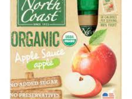 North Coast - Applesauce Honeycrisp 4Pouch Organic 12.8 OZ - Pack of 6 For Cheap