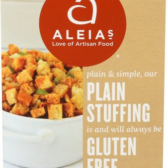 Aleia s - Plain Gluten-Free Stuffing Mix, 10 Oz - Pack of 6 Online Sale