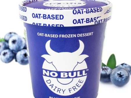 No Bull Frozen Dessert Blueberry Pie 16 OZ - Pack of 8 Supply