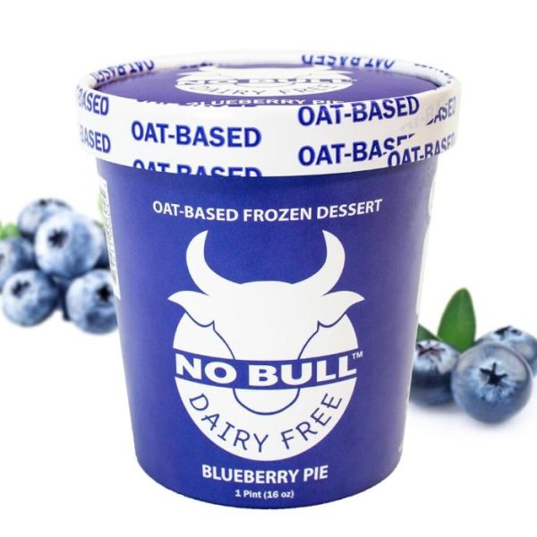 No Bull Frozen Dessert Blueberry Pie 16 OZ - Pack of 8 Supply