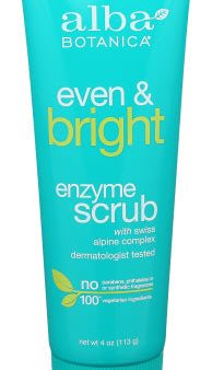 Alba Botanica - Face Scrub Enzyme Even & Bright, 4 Oz - Pack of 1 Online