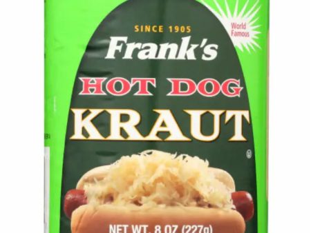 Franks Sauerkraut Hot Dog 8 Oz - Pack Of 12 Hot on Sale