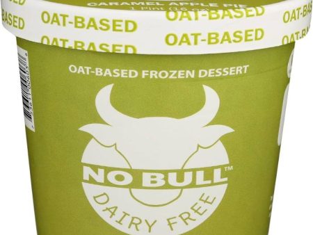 No Bull - Frozen Dessert Caramel Apple Pie 16 OZ - Pack of 8 Online Hot Sale