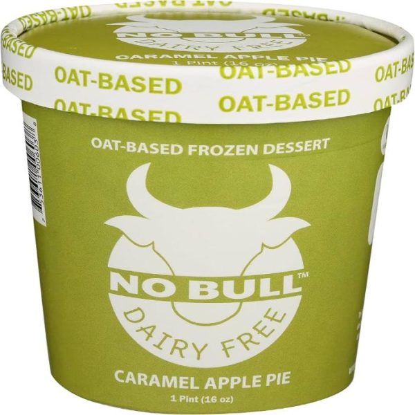 No Bull - Frozen Dessert Caramel Apple Pie 16 OZ - Pack of 8 Online Hot Sale