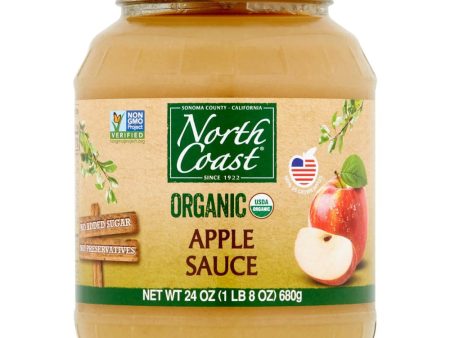 NORTH COAST - Organic Applesauce jar 24 OZ - (Pack of 12) Discount