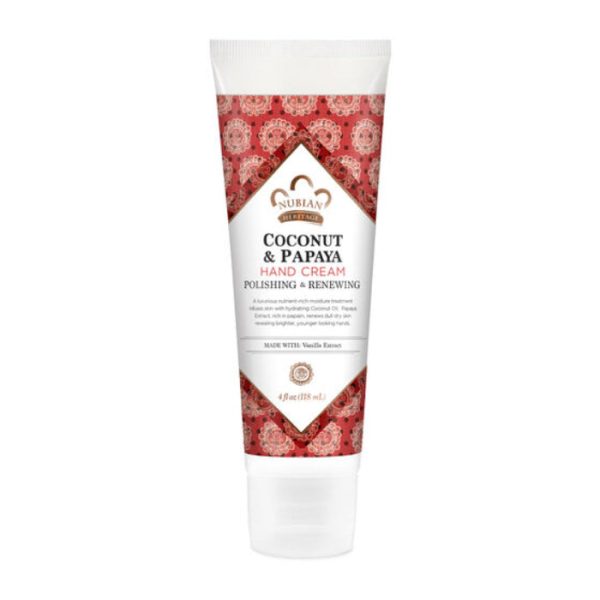 Nubian Heritage - Hand Cream Coconut Papaya, 4 OZ (Pack of 1) Cheap