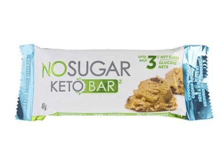 No Sugar Company - Keto Bar Chocolate Chip Cookie Dough - 40g Hot on Sale