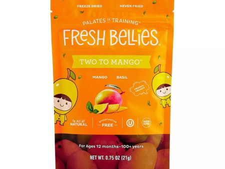 Fresh Bellies - Two to Mango & Basil Freeze Dried Snacks for Toddler Online