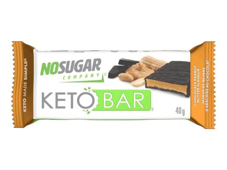 No Sugar Company - Keto Bars Chocolate Peanut Butter - 40g Fashion