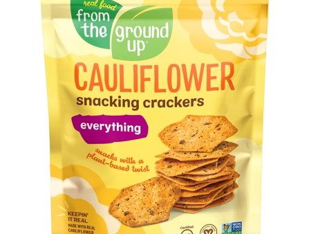 From The Ground - Up Cracker cauliflower Snack Evrythg 3.5 Oz - Pack Of 6 Online Hot Sale