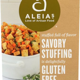 Aleia s - Savory Gluten-Free Stuffing Mix, 10 Oz - Pack of 6 For Discount