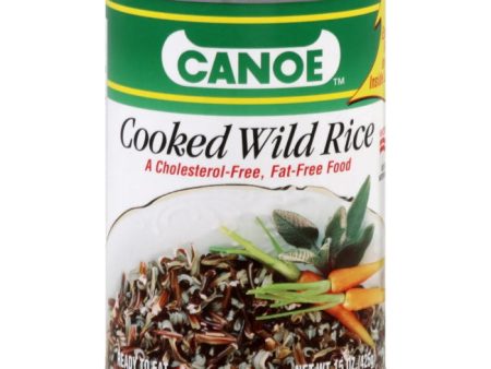 Canoe - Rice Wild Precooked Tin, 15 Oz (Pack Of 12) Sale