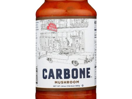 Carbone - Mushroom Marinara Pasta Sauces, 24 Oz (Pack Of 6) For Cheap