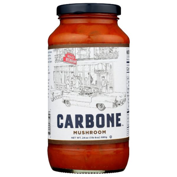 Carbone - Mushroom Marinara Pasta Sauces, 24 Oz (Pack Of 6) For Cheap