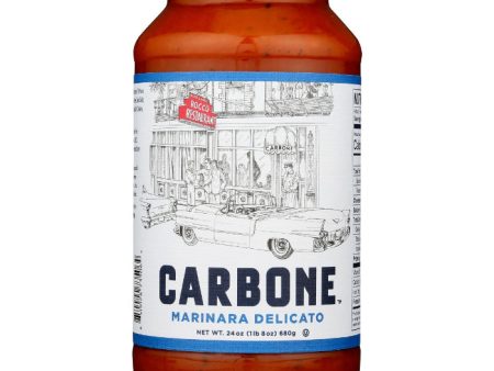 Carbone - Delicato Marinara Sauce, 24 Oz (Pack Of 6) Online now