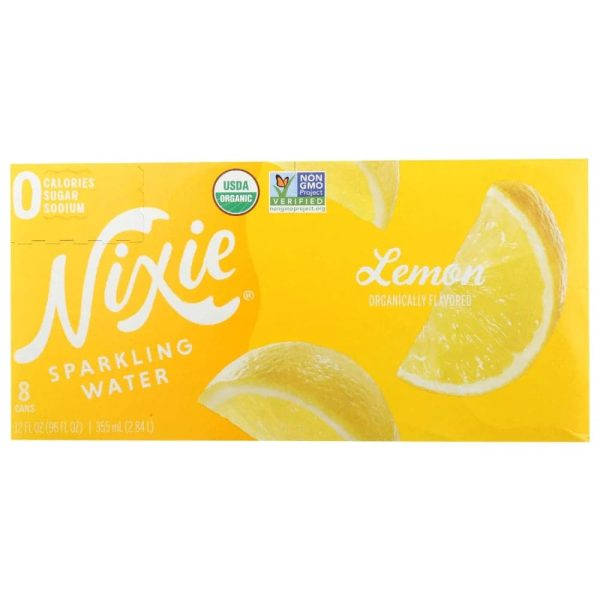 NIXIE - Lemon Sparkling Water, 8pk - 12floz Supply