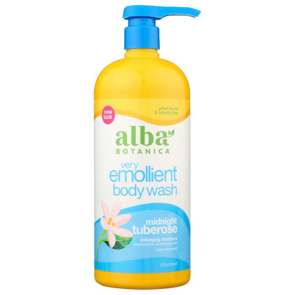 Alba Botanica - Shower Gel Midnight Tuberose, 32 Oz (Pack of 1) Hot on Sale