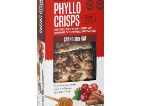 Nu Bake - Phyllo Crisps Cranberry Oat 2.8 OZ - Pack of 12 Online Sale