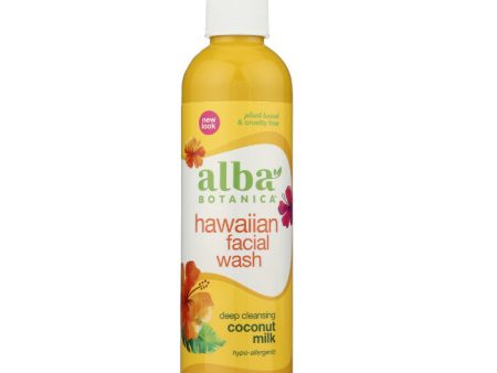 Alba Botanica - Face Wash Coconut Milk, 8 Oz - Pack of 1 For Discount