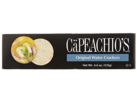 CaPeachio s - Original Water Crackers, 4.4 Oz For Discount