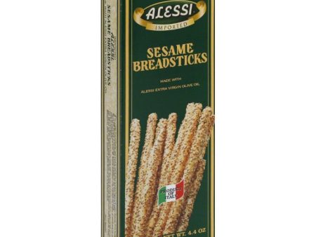 Alessi - Thin Sesame Breadsticks, 4.4 Oz - Pack of 12 Fashion