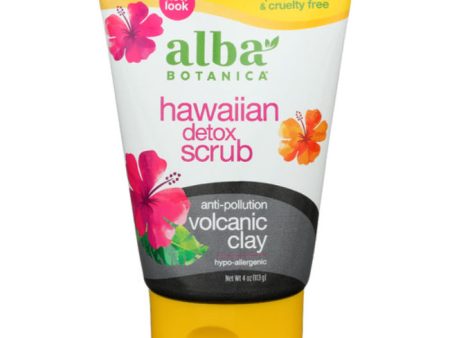 Alba Botanica - Hawaiian Detox Scrub, 4 Oz - Pack of 1 Cheap