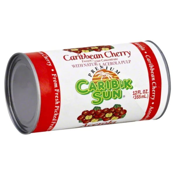 Caribik Sun Juice - Cherry Frozen, 12 Oz (Pack Of 24) Discount