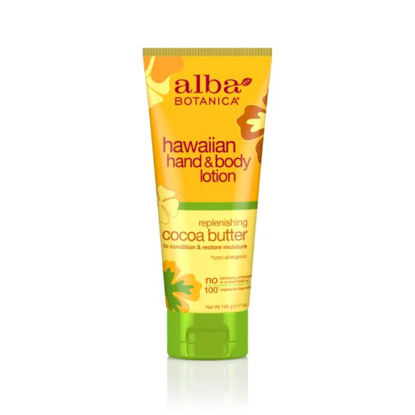 Alba Botanica - Hand & Body Lotion Cocoa Butter, 7 Oz - Pack of 1 Fashion