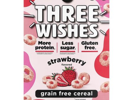 Three Wishes - Grain Free Cereal, Strawberry 8.6 OZ - Pack of 6 Sale