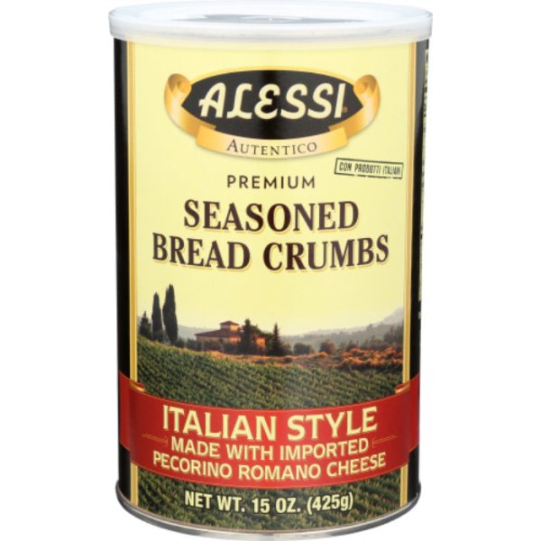 Alessi - Italian Bread Crumbs, 15 Oz - Pack of 6 For Discount