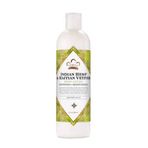 Nubian Heritage - Lotion Body Hemp & Vetiver 13 FO - Pack of 1 Online Hot Sale