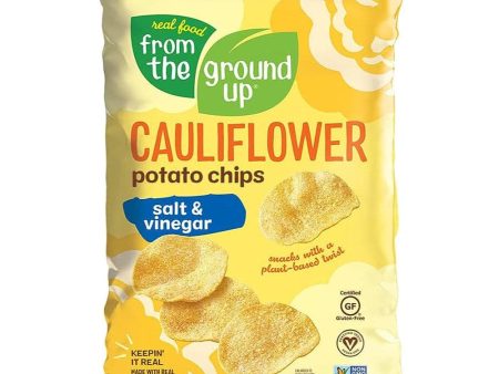 From the Ground up - Cauliflower Chips Salt & Vinegar 3.5 OZ - (Pack of 12) Fashion