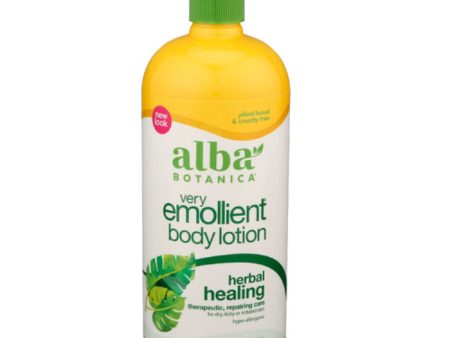 Alba Botanica - Body Lotion Herbal Healing, 32 Oz - Pack of 1 For Sale