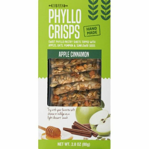 Nu Bake - Phyllo Crisps Apple Cinnamon 2.8 OZ - Pack of 12 Online Hot Sale