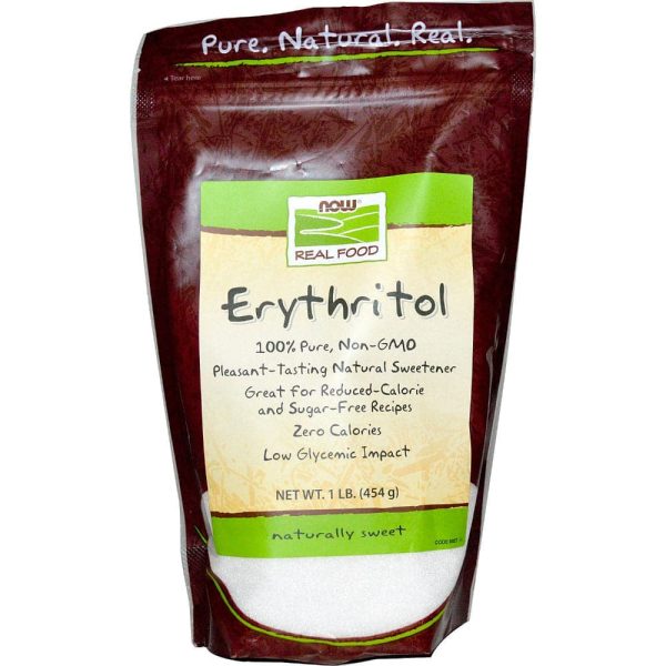 Now - Organic Foods Erythritol Pure Sweetener - 1Lb Fashion