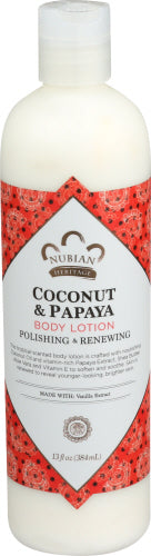 Nubian Heritage - Lotion Body Coconut & Papaya 13 Floz (Pack of 1) Online