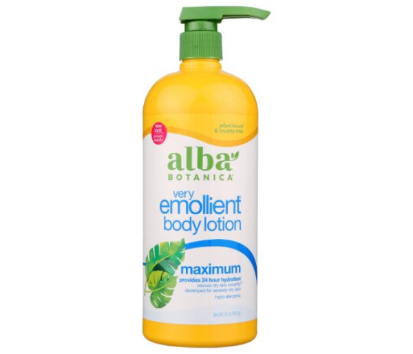 Alba Botanica - Emollient Body Lotion for Dry Skin, 32 Oz - Pack of 1 For Cheap