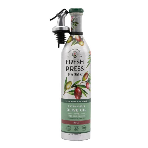 Fresh Press Farms - Bold Extra Virgin Olive Oil 485 ML - (Pack of 6) Online now