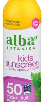 Alba Botanica - Sunscreen SPF 50 Kids Clear, 5 Oz - Pack of 1 Online Sale