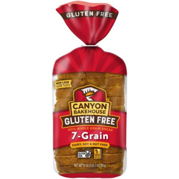 Canyon Bakehouse - Bread 7 Grain San Juan Gluten Free, 18 Oz (Pack Of 6) Cheap