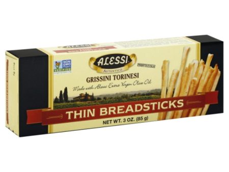 Alessi - Thin Original Breadsticks, 3 Oz - Pack of 12 Online now