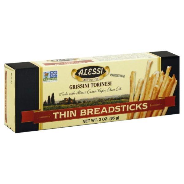 Alessi - Thin Original Breadsticks, 3 Oz - Pack of 12 Online now