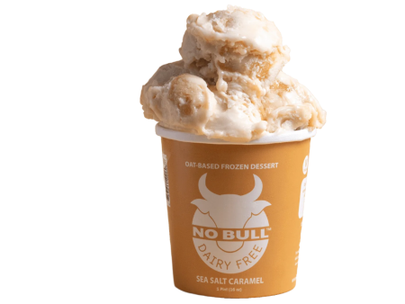 No Bull - Frozen Dessert Salted Caramel Fudge 16 OZ - Pack of 8 Hot on Sale