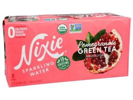 NIXIE - Pomegranate Sparkling Water, Pack of 8 - 12floz Fashion