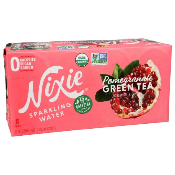 NIXIE - Pomegranate Sparkling Water, Pack of 8 - 12floz Fashion