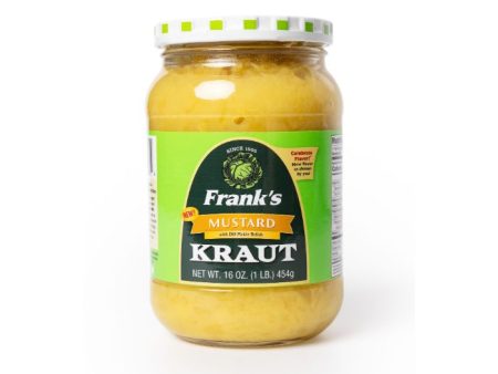 Franks Kraut Mustard W Dill Pckl 16 Oz - Pack Of 12 Discount