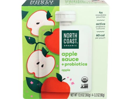 North Coast - Organic Probiotic Apple Sauce Pouch 12.8 OZ - (Pack of 6) Online now