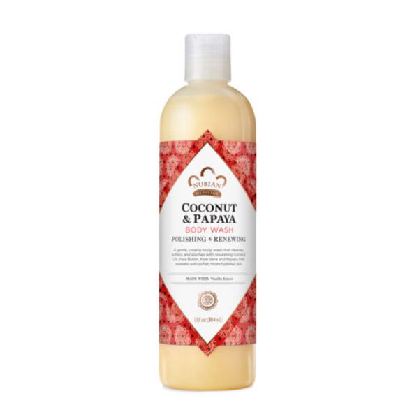 Nubian Heritage - Body Wash Coconut Papaya, 13 Floz (Pack of 1) Online Hot Sale