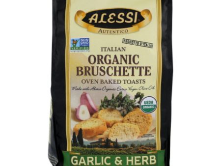 Alessi - Garlic Herb Bruschetta, 5 Oz - Pack of 8 Cheap