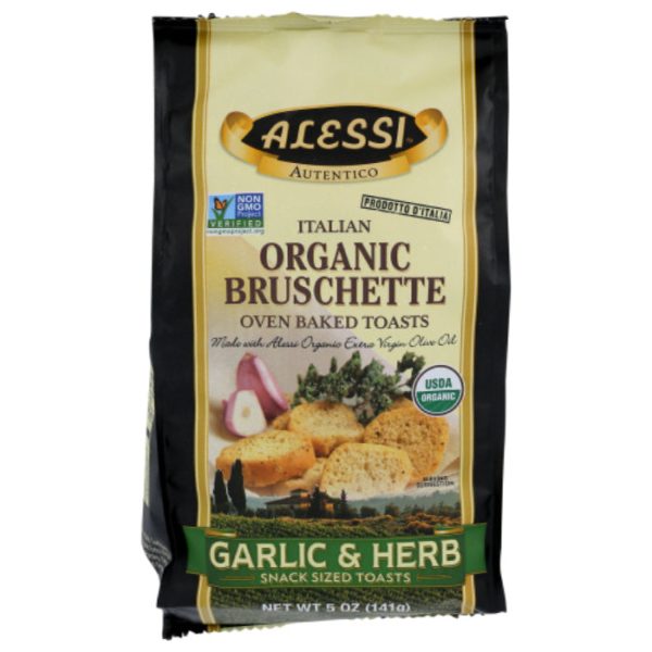 Alessi - Garlic Herb Bruschetta, 5 Oz - Pack of 8 Cheap